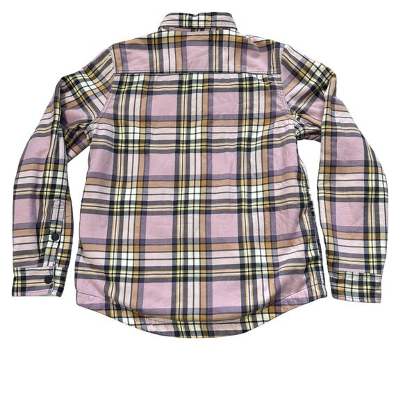 L.L. Bean Women's Fleece-Lined Flannel Shirt, Snap-Front Plaid- Small - Picture 2 of 7